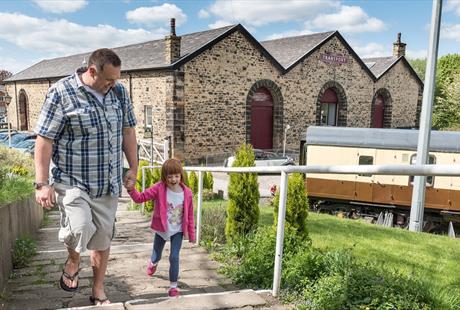 Family at East Lancashire Railway