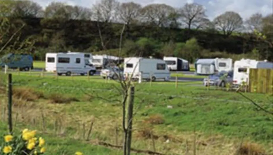 The Caravan Site at Burrs Country Park